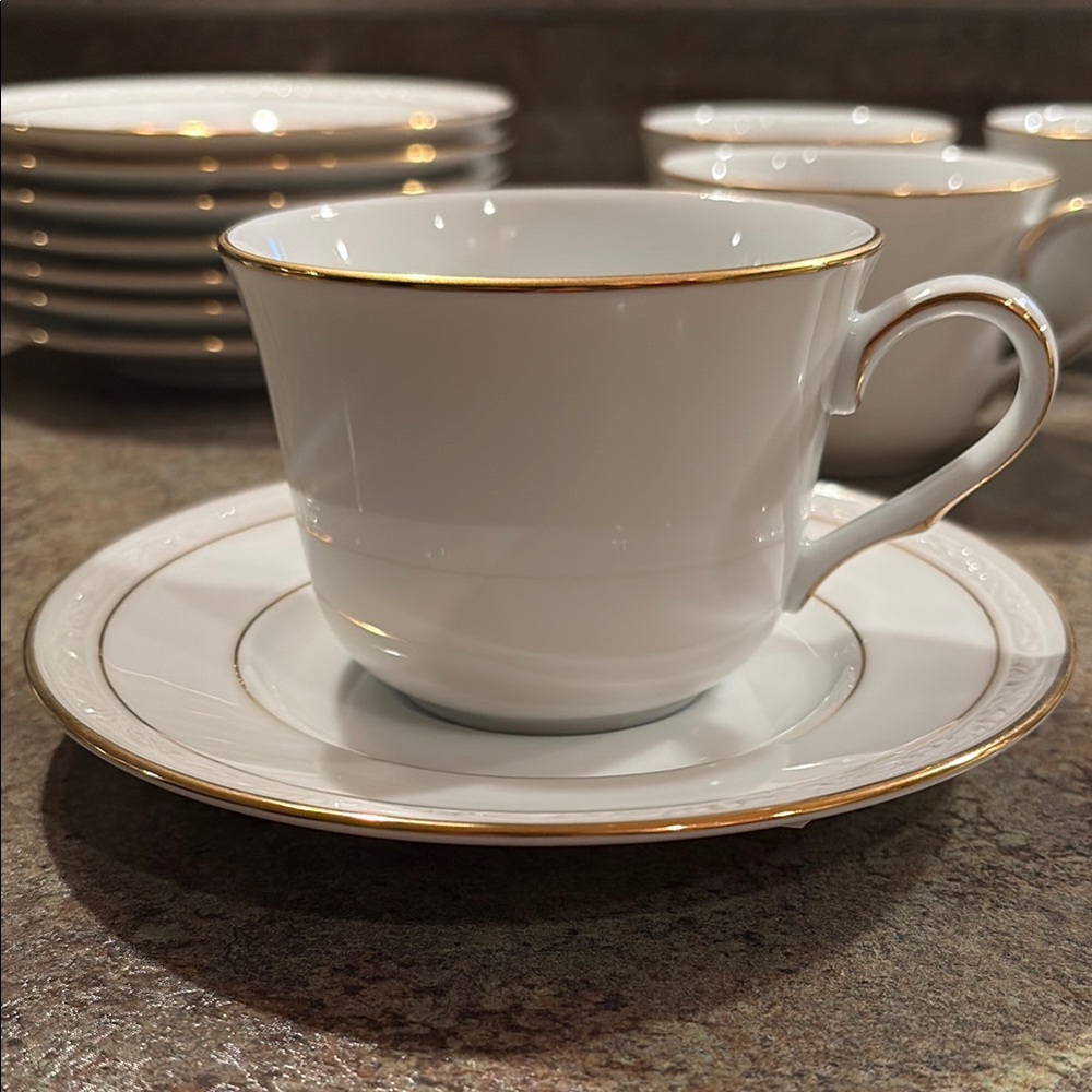 Noritake Teacups and Saucers